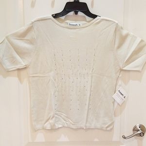Joseph A. Short Sleeve Sweater